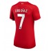 Günstige Liverpool Luis Diaz #7 Heim Fussballtrikot Damen 2023-24 Kurzarm